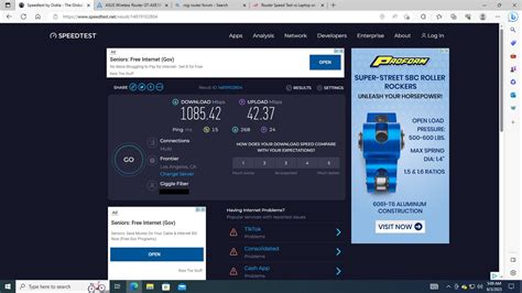 Router Speed Test vs Laptop on 1GB port - Republic of Gamers Forum - 933673