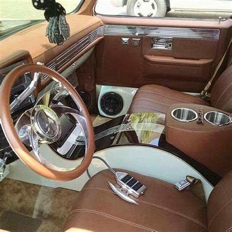 Square body interior | Custom car interior, Truck interior, Car ...