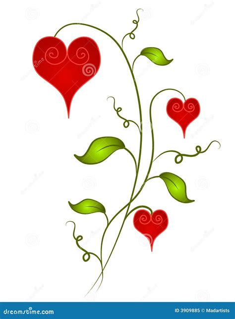 Decorative Valentine Heart Shaped Flowers Royalty Free Stock Photo ...