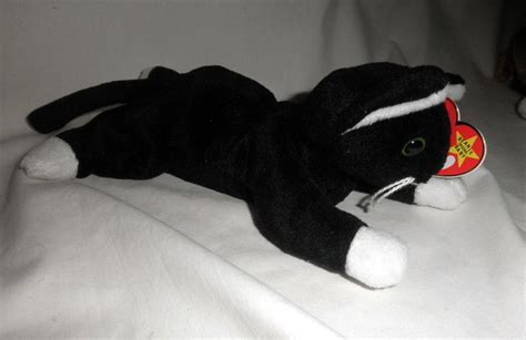 Original TY Beanie Babies Zip the Cat (black face) W tags Retired ...