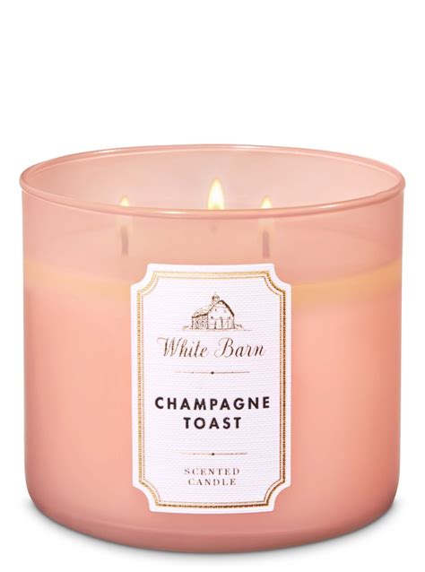 Bath and Body Works's White Barn Champagne Toast Candle | Bath and Body Works New Holiday Candle ...