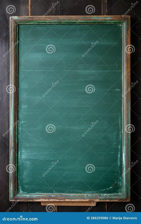 An Old School Green Chalkboard. Background Stock Illustration - Illustration of graphic ...