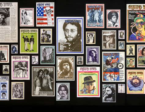 rolling stone celebrates 50 years with monumental pentagram exhibition