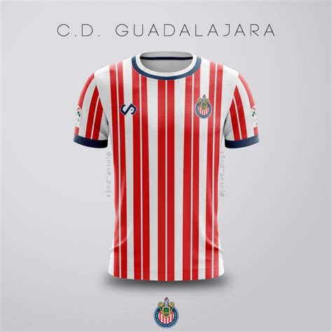 Chivas 2022-2023 Home Concept Football Kit (Libero ...