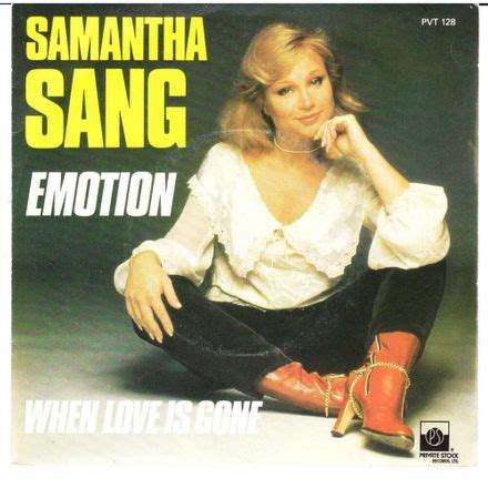 Samantha Sang – Emotion Lyrics | Genius Lyrics