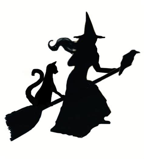 witch stencil for weathervane | Halloween silhouettes, Witch silhouette, Halloween painting