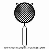 Coloring Sieve Clipart Stove Pages Template Printable Cliparts  sketch template