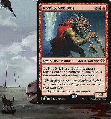 Krenko, Mob Boss - Goblin - Commander EDH Deck Pre-Built Ready-to-Play ...