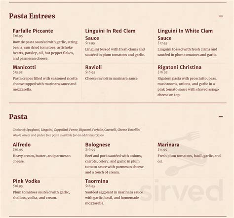 La Cucina menus in Denville, New Jersey, United States