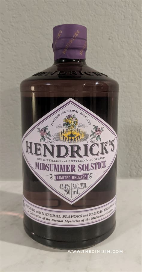 Hendrick's Midsummer Solstice Gin | Gin Review, Tasting Notes and Serves