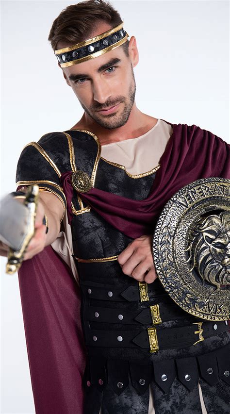 Roman Gladiator Costume, Mens Roman Costume, Gladiator Halloween Costume