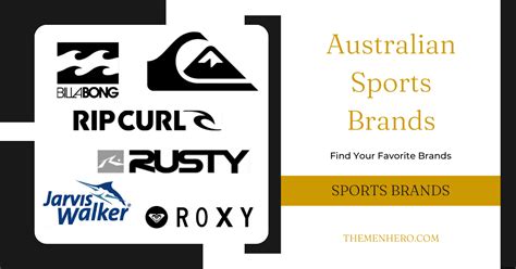 Do You Know These 7 Australian Sports Brands? - The Men Hero