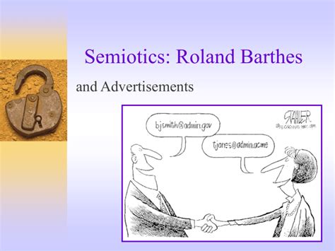 Semiotics: Roland Barthes