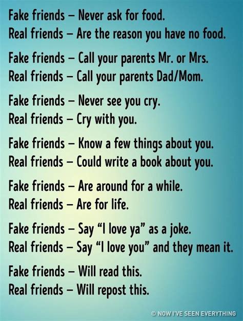 Fake friends VS Real friends. - Now I've Seen Everything | Facebook