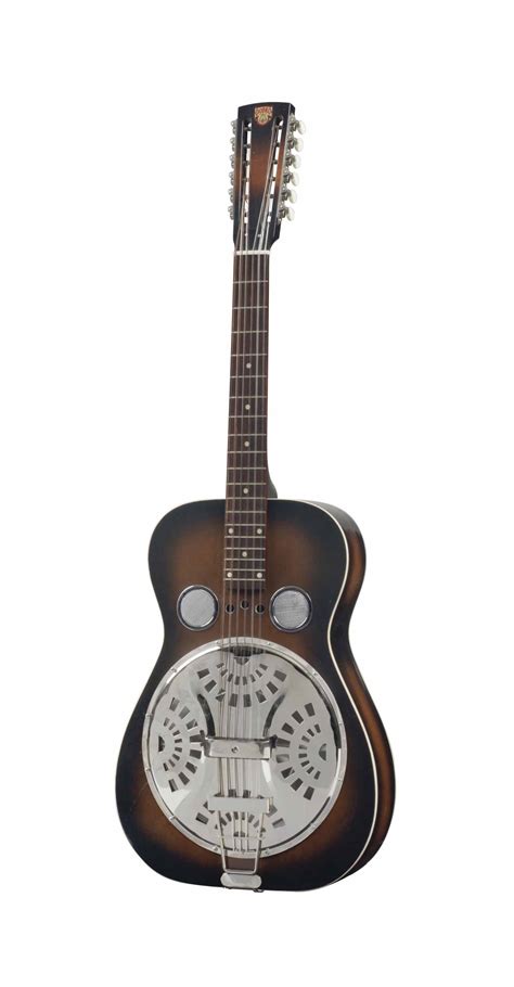 DOBRO , A 12-STRING RESONATOR GUITAR, MODEL 12 YE OLDE WOODEN, HUNTINGTON BEACH, CA, CIRCA 1974 ...