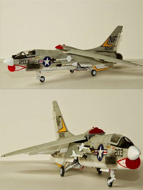 F-8 Crusader Aircraft Art, Model Aircraft, Aircraft Modeling, Kit ...