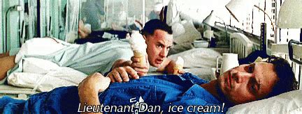 Lieutenant Dan, Ice Cream! Forrestgump GIF - Forrestgump Icecream Funny - Discover & Share GIFs