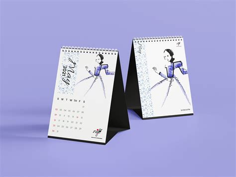 Table Top Calendar Design on Behance