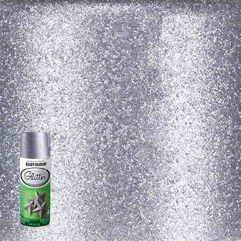 Silver, Rust-Oleum Specialty Glitter Spray Paints- 267734, 10.25 oz ...