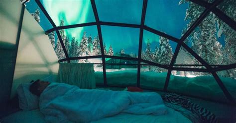 Watch the Northern Lights in Bed From These Glass Igloos - Thrillist