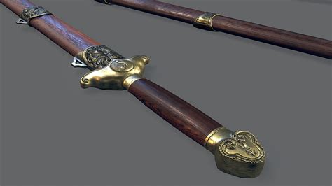 Jian Sword - Straight Sword - Buy Royalty Free 3D model by Cat O ...