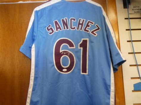 Christopher Sanchez Philadelphia Phillies Signed Replica Throwback ...