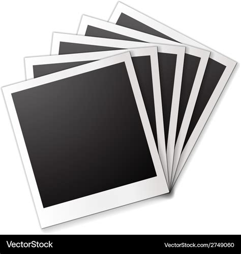 Polaroid papers Royalty Free Vector Image - VectorStock