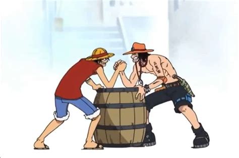 Are luffy and ace real brothers ? Powerful relationship!