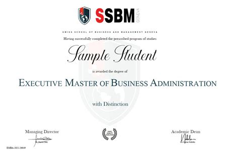 Executive MBA Programs from SSBM - Eligibility, Courses, Degree | upGrad