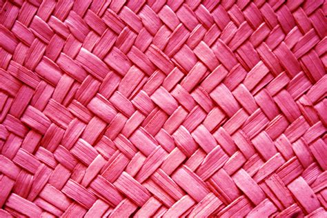 Bright Pink Woven Straw Texture Picture | Free Photograph | Photos Public Domain