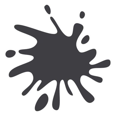 Splatter droplet paint splash silhouette #AD , #sponsored, #AFF, # ...