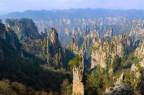 What Is Unique About China's Tianzi Mountain? - WorldAtlas.com