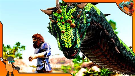 HOW TO TAME A CRYSTAL BASILISK! | ARK Crystal Isles Addition Dinos - YouTube