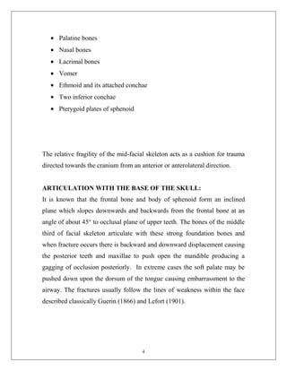 Mid facial fracture | PDF