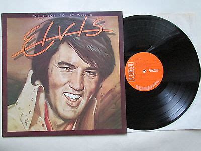 ELVIS PRESLEY "WELCOME TO MY WORLD" LP, 1977 RCA PL 122274, EX/EX. | eBay