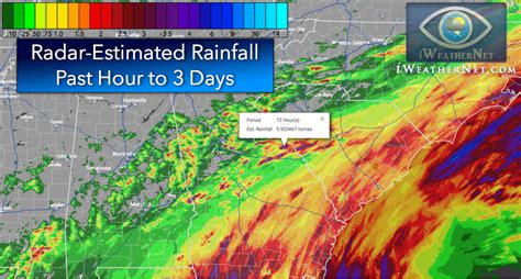 Rainfall totals for the last 24 hours to 3 days - high resolution map – iWeatherNet