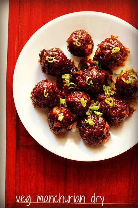 veg manchurian dry recipe, how to make dry vegetable manchurian recipe