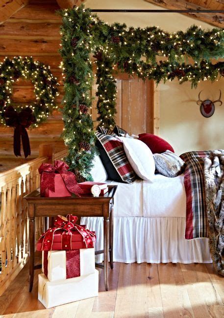 50 Adorable Christmas Bedroom Décor Ideas - DigsDigs