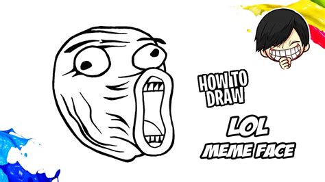 How to draw LOL Meme Face - YouTube