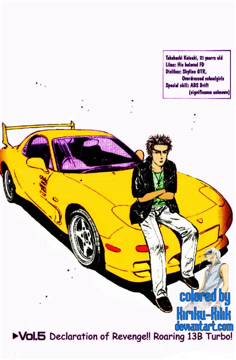 Keisuke Takahashi Initial D by Kiriku-Kilik on DeviantArt