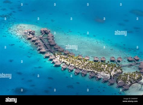 aerial bora bora Stock Photo - Alamy