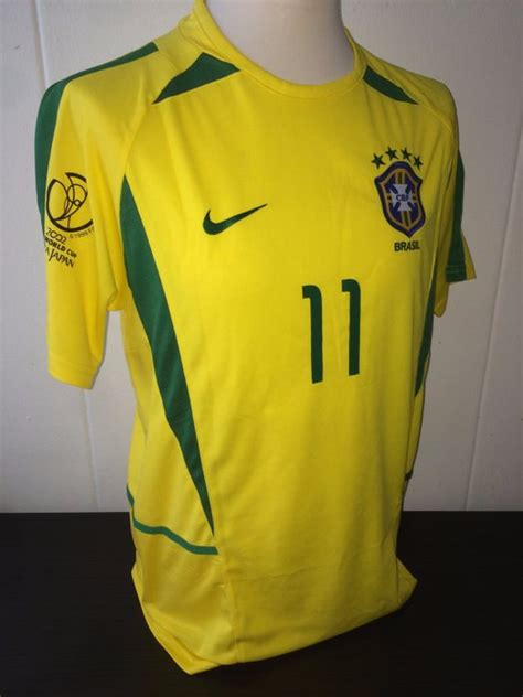 Ronaldinho / Brazil - World Cup 2002 home shirt. - Catawiki