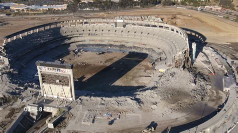 San Diego Stadium Demolition hyperlapse - YouTube