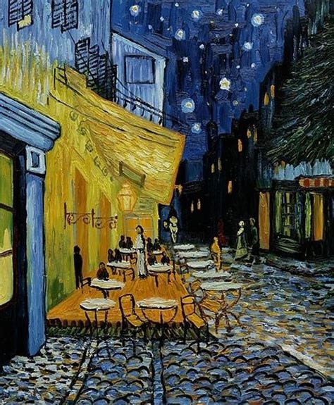 Vincent Van Gogh - Cafe Terrace At Night, Painting by Vincent Van Gogh ...