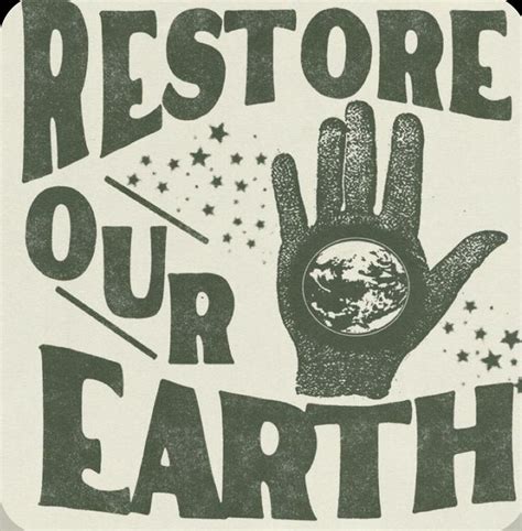 restore the earth poster art🌎🌱 | New wall