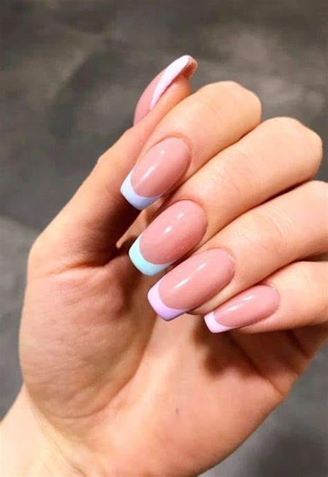 Pastel Manicure: la nuova coloratissima tendenza da Instagram | Unghie idee, Unghie quadrate ...