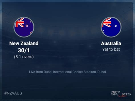 New Zealand vs Australia Live Score Ball by Ball, ICC T20 World Cup 2021 Live Cricket Score Of ...