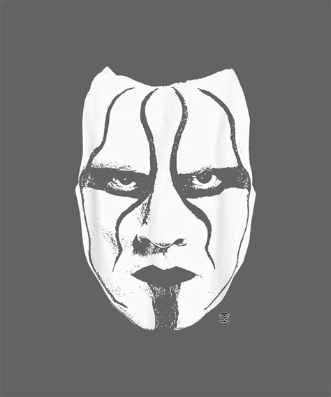 WWE Sting Face Paint T cool Painting by Reynolds Wilkinson - Pixels