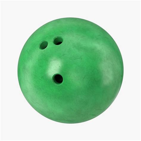 Bowling Ball Green 3D Model 3D Model #AD ,#Ball#Bowling#Model#Green ...