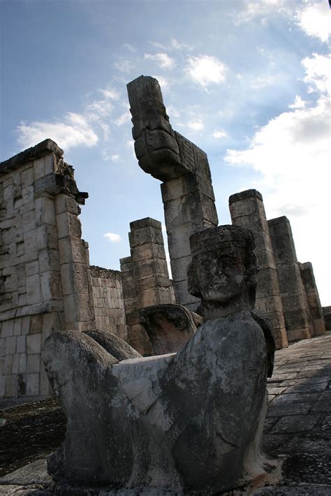 Chac Mool on top of the Temple of the Warriors | Chac Mool i… | Flickr